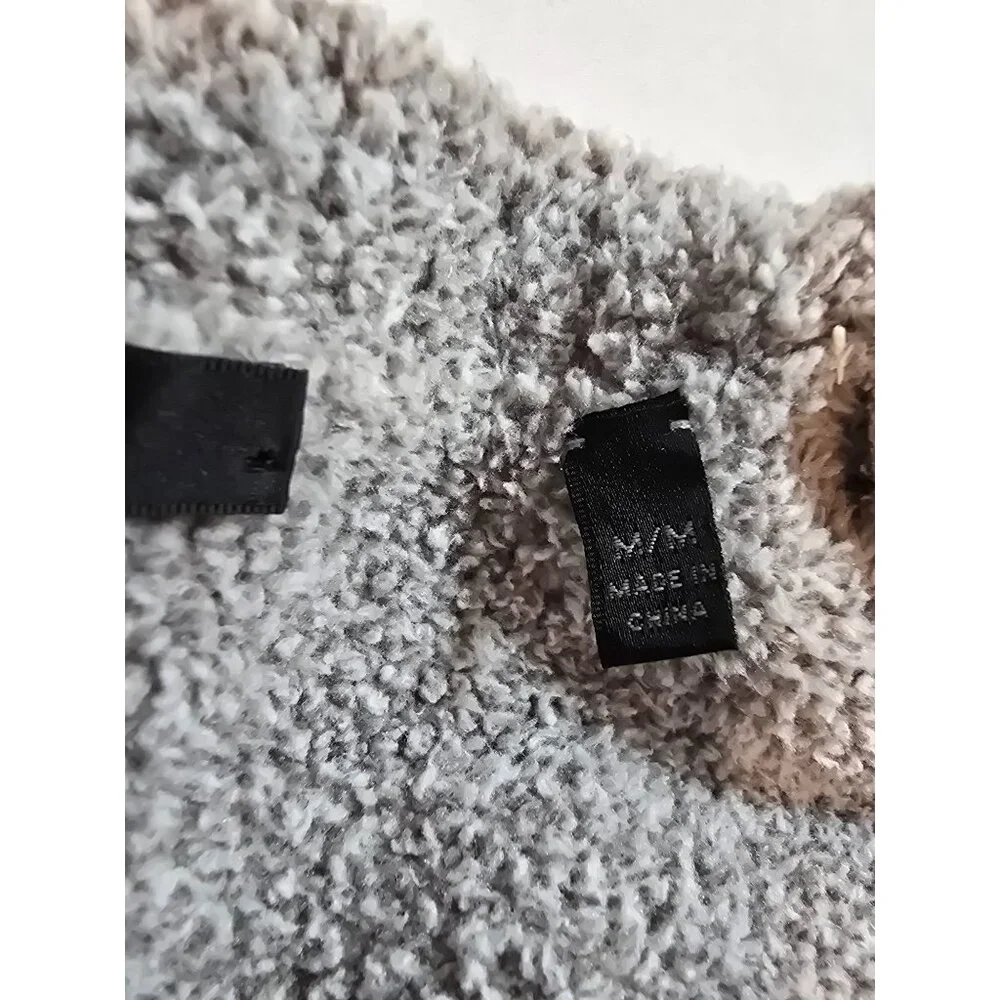 ATM Womens Boucle Cardigan Sweater waist length Button-Down Soft Knit size‎ M
